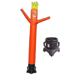 Orange w/ Yellow Hair Fly Guy