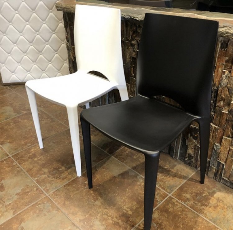 Dining Chair - White - Crescent