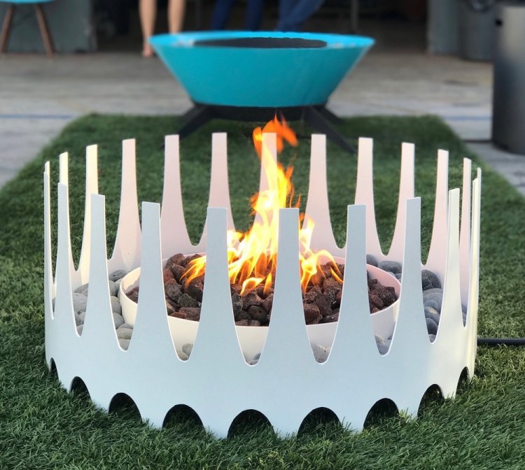 Royalfire Fire Pit - White