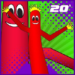 Red w/ Yellow Hair Fly Guy