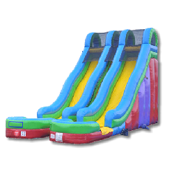 24' Double Lane Dry Slide