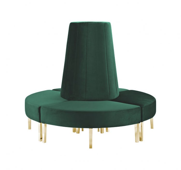 Kincaid Sofa - Circle - Emerald