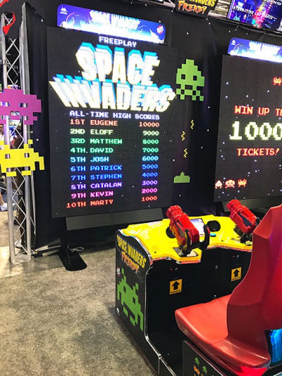 Worlds Largest Space Invaders Arcade