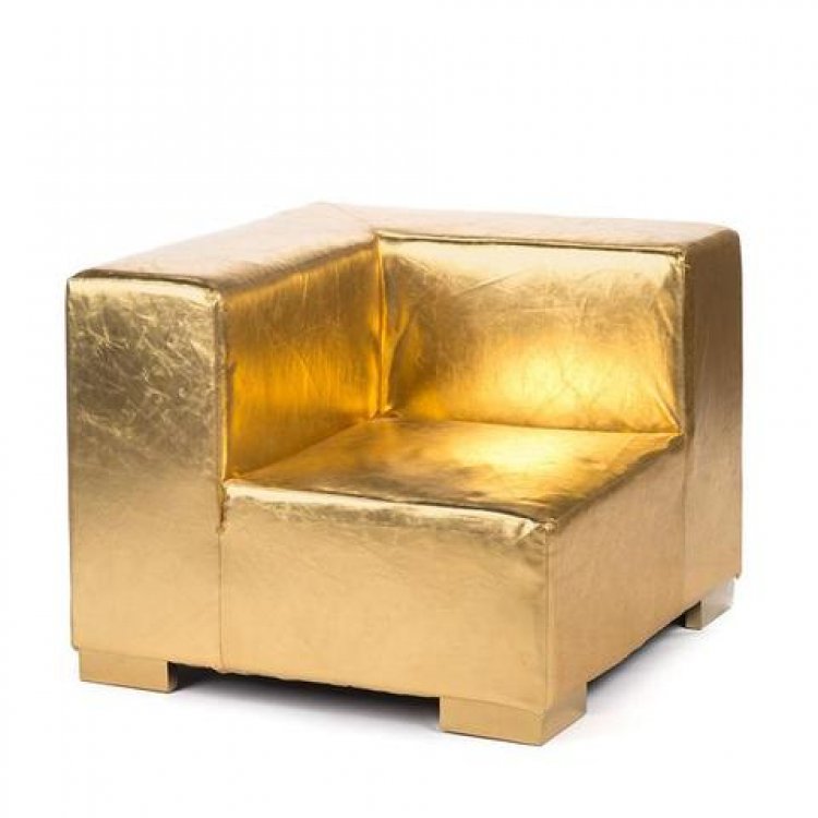 Mondrian - Corner - Gold Metallic