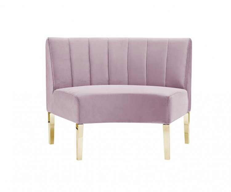 Kincaid Sofa - Inside Round - Dusty Rose