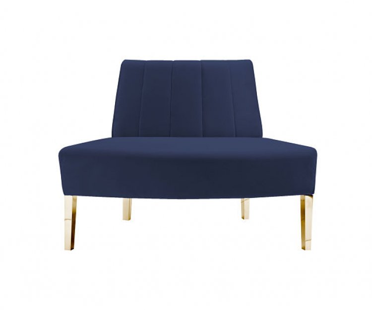 Kincaid Sofa - Outside Round - Sapphire