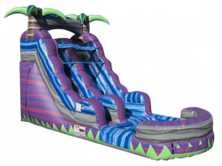 16ft Purple Crush Water Slide