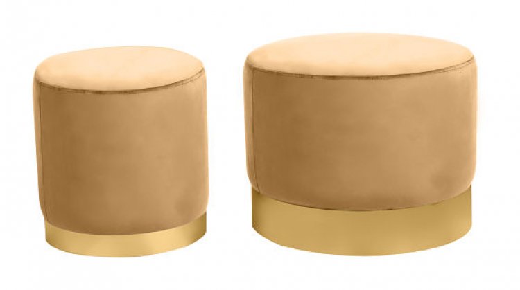 Ottoman Set - Wee and Stout - Champagne