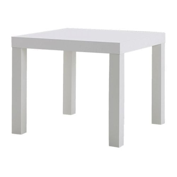 Side Table - Vaseo Cube - White