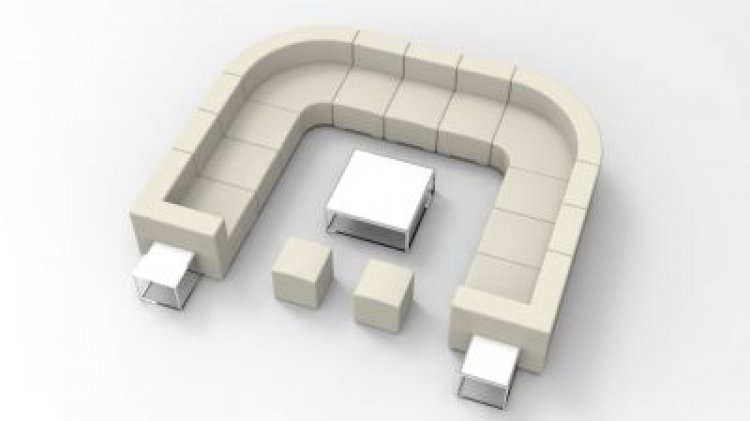 Lounge Package - Mondrian U 12 x 12 - White