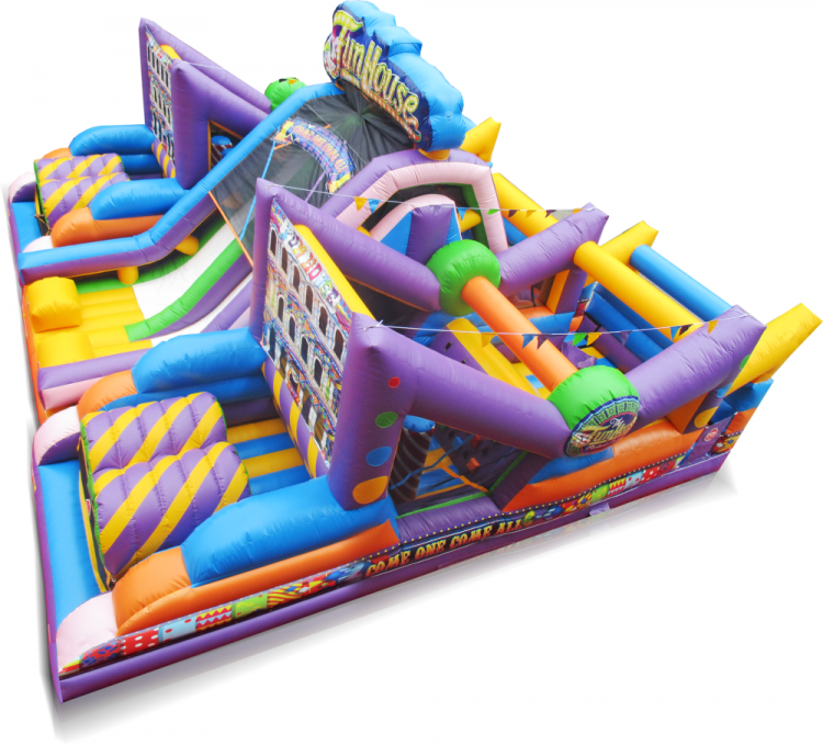 Fun House Obstacle Course Inflatable Rental in Phoenix Arizona -  AZbouncePro.com