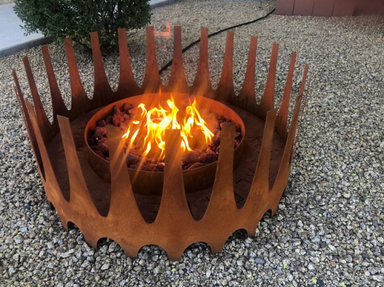 Royalfire Fire Pit - Rust Finish