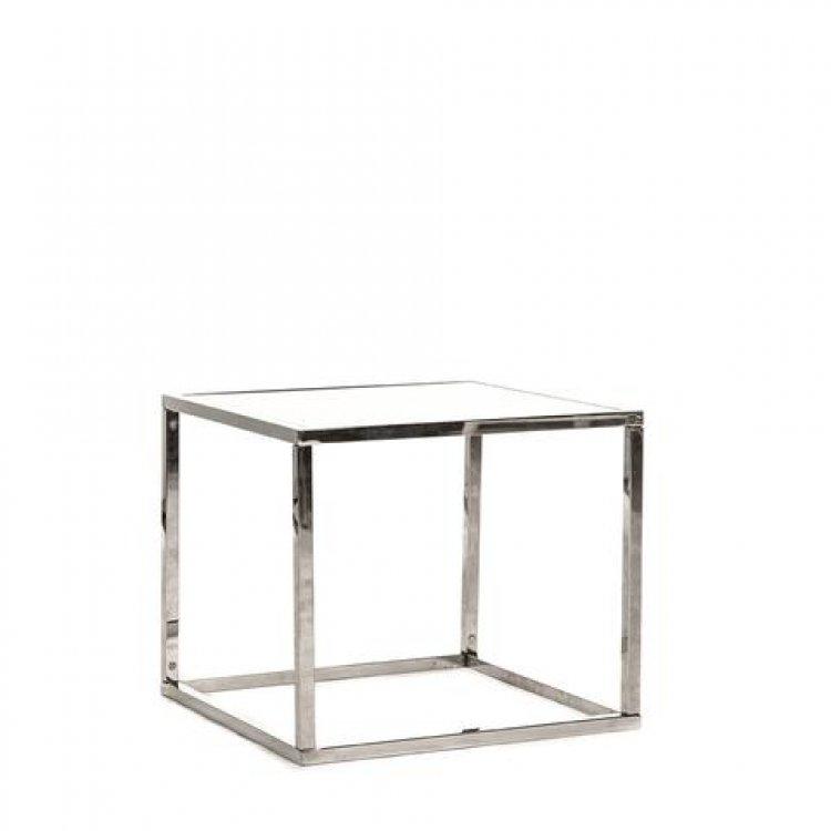 Side Table - Mercer - Silver Frame
