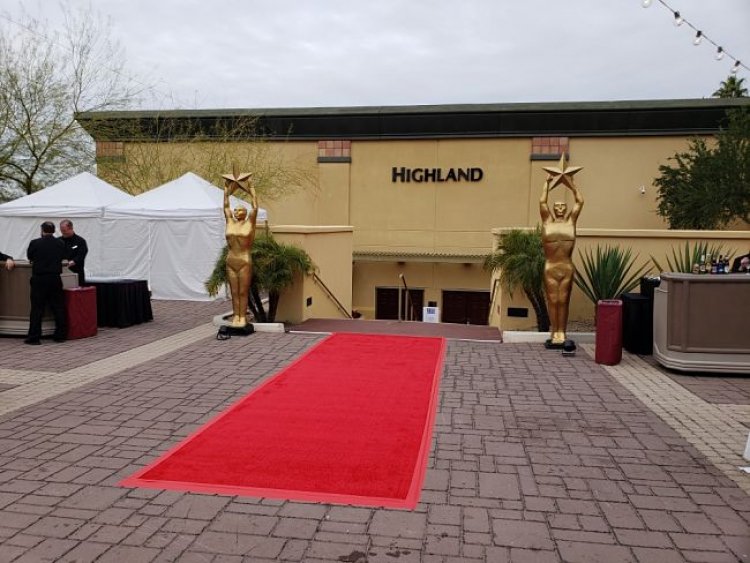 Red Carpet Runner - 6ft Wide x 25ft Long