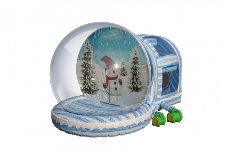 Human Snow Globe