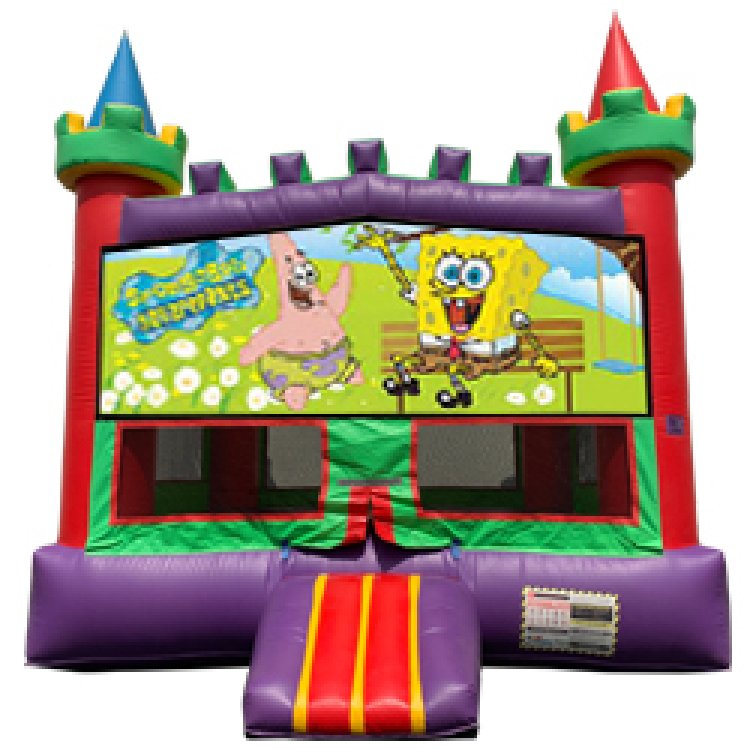 Spongebob Castle Bounce House