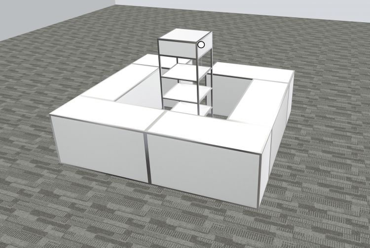 Bar Package - Avenue Round W/ Bar Back - Square Option A