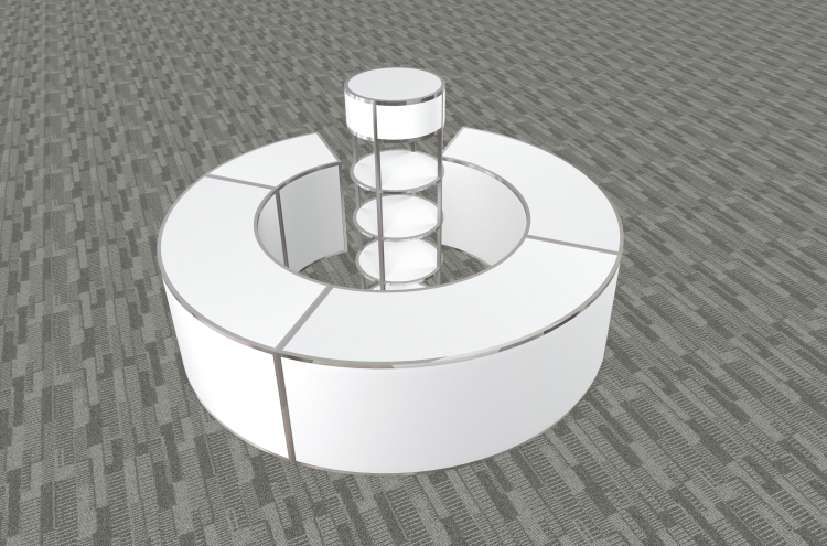 Bar Package - Avenue Round W/ Bar Back - Circle Option B