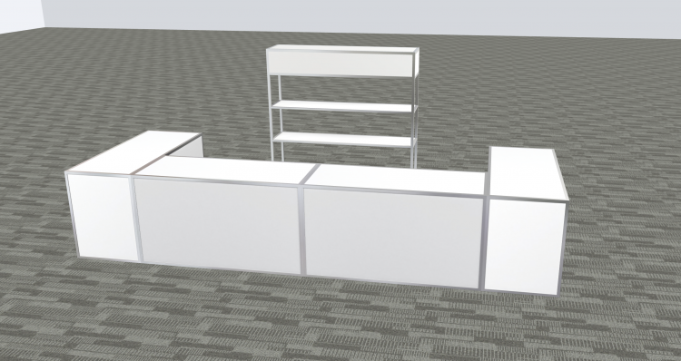Bar Package - Avenue 16' Bar W/ Bar back - Square Option A