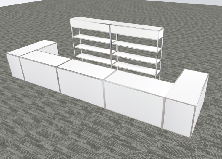 Bar Package - Avenue 24' W/ Bar Back - Square Option A