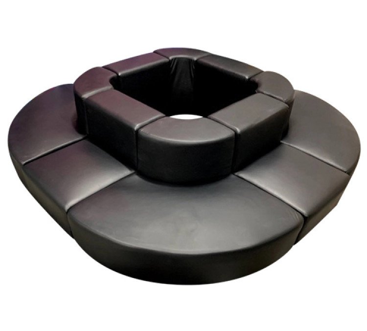Mondrian - Circular Couch XL - Black
