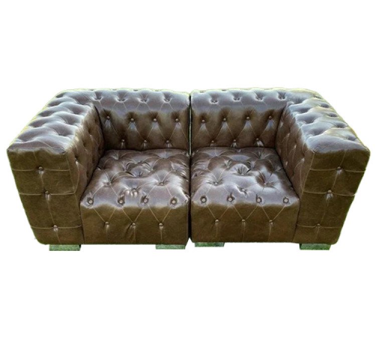 Regency Tufted - Loveseat - Cognac