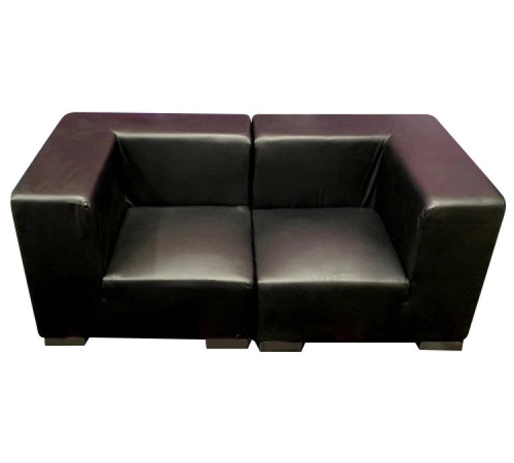 Mondrian - Loveseat - Black