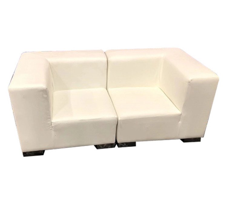Mondrian - Loveseat - White