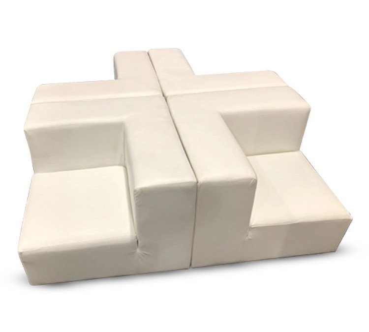 Mondrian - Quad Lounge - White