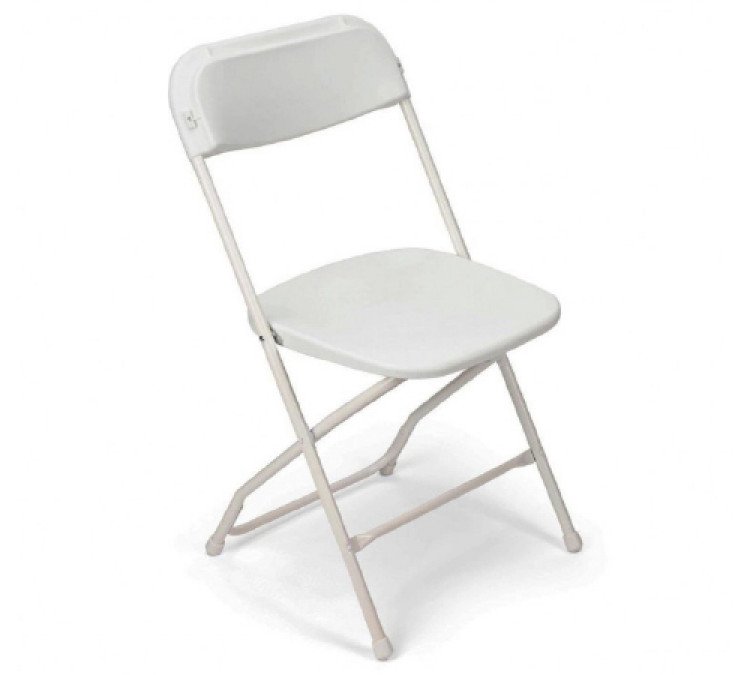 Folding Chair - White Polyfold