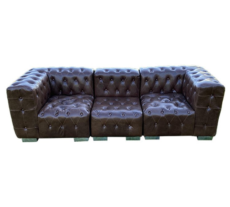 Regency Tufted - Sofa - Cognac