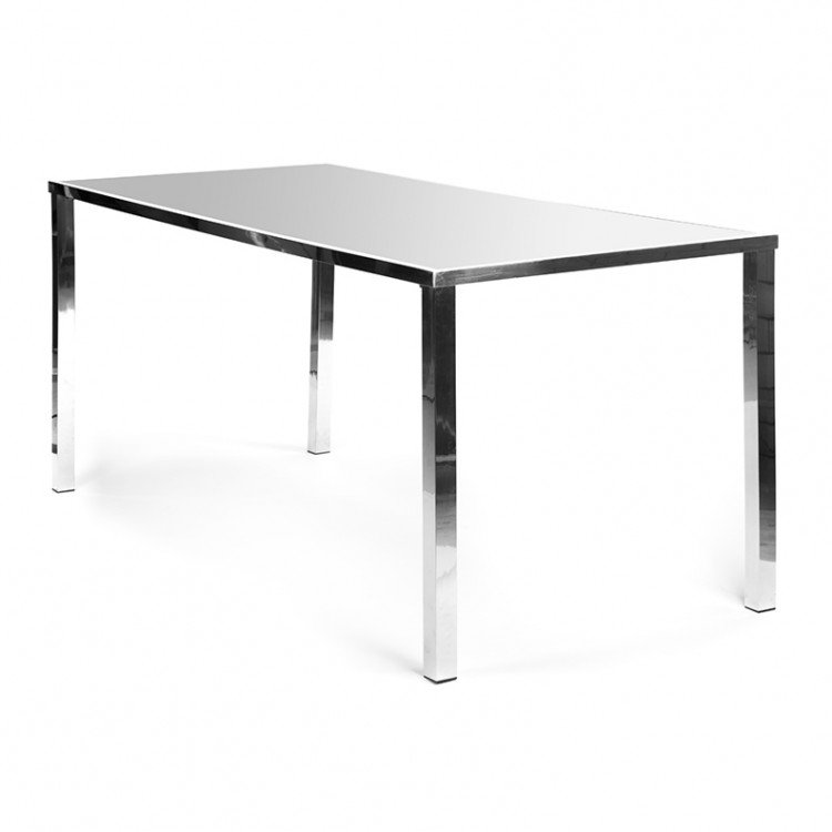 Metropolitan Communal Table - Mirror Top - BAR HEIGHT