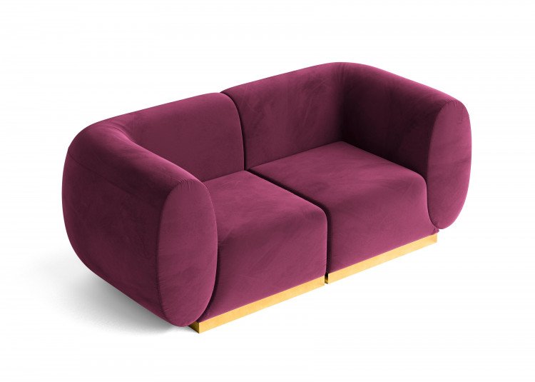 Colette - Loveseat - Berry