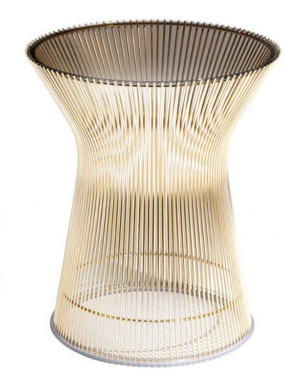 Side Table - Remi - Gold Wire Frame