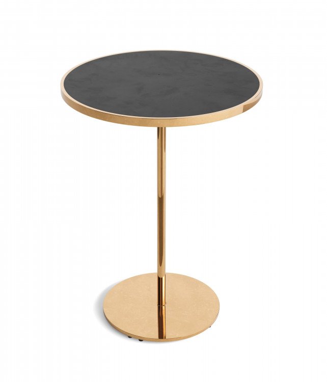 Cocktail Table - Virtu Gold Frame / Black Top