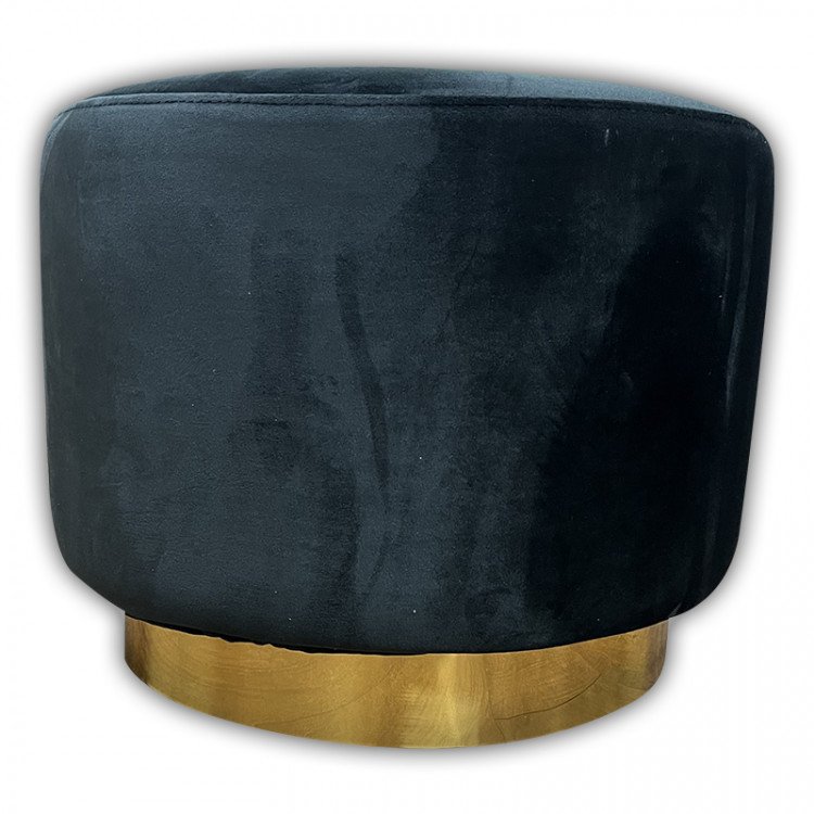 Ottoman - Colette Dot - Black