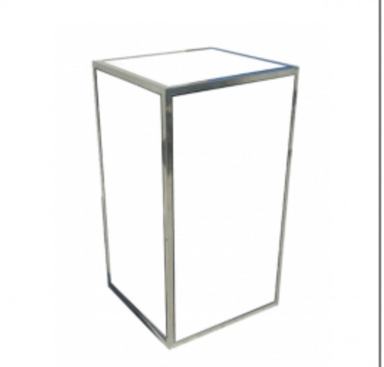 Bar - Avenue Tower - Silver Frame/White Inserts