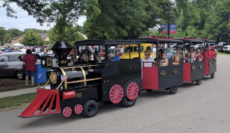Premium Trackless Train incl staff