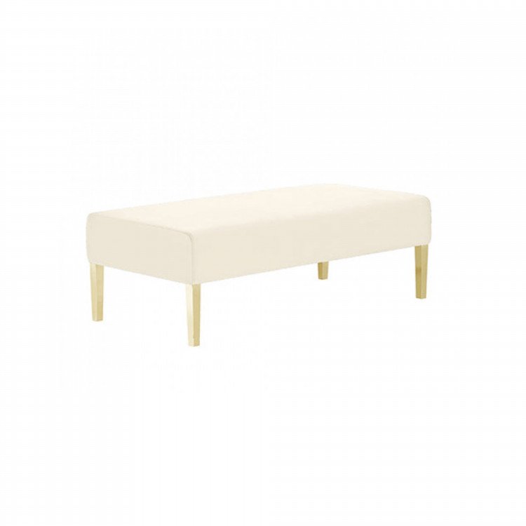 Kincaid Ottoman - 4ft Length - White
