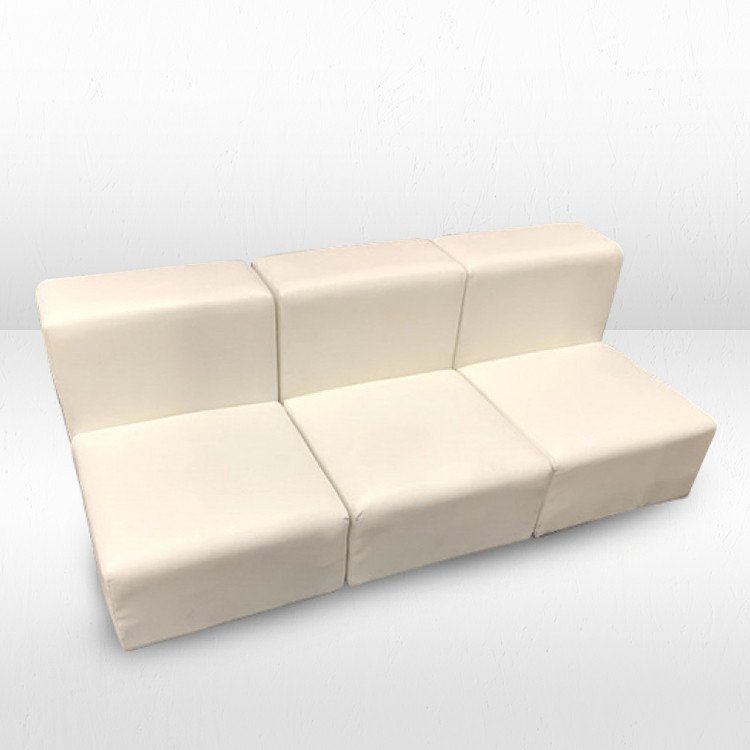 Mondrian - Armless Sofa - White