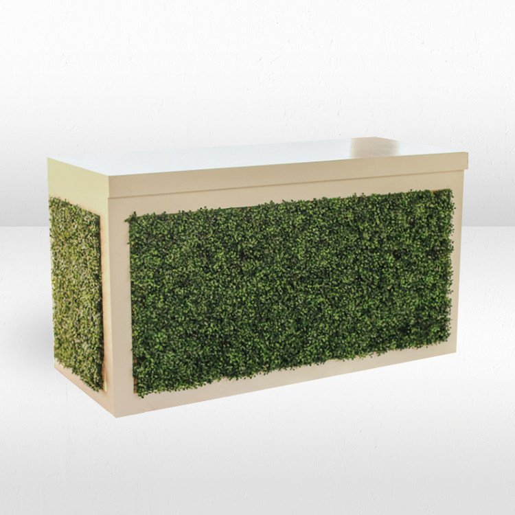 Bar - Brooks 6ft Wood - White - Green Front