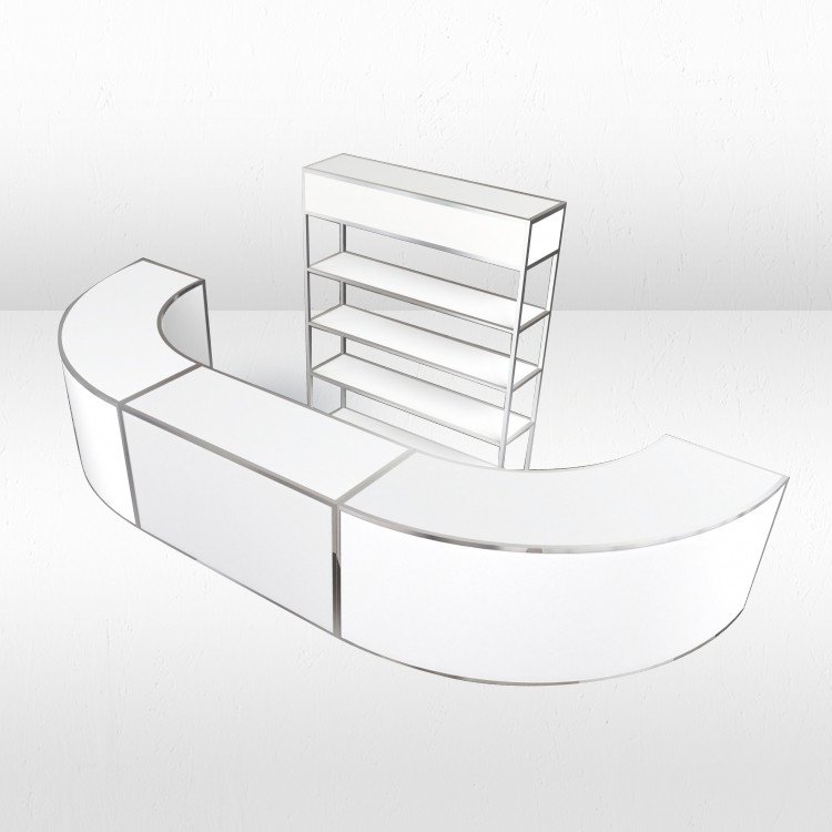 Bar Package - Avenue 16' Bar W/ Bar Back - Circle Option B