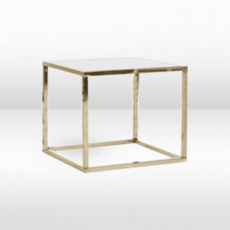 Side Table - Mercer - Gold Frame