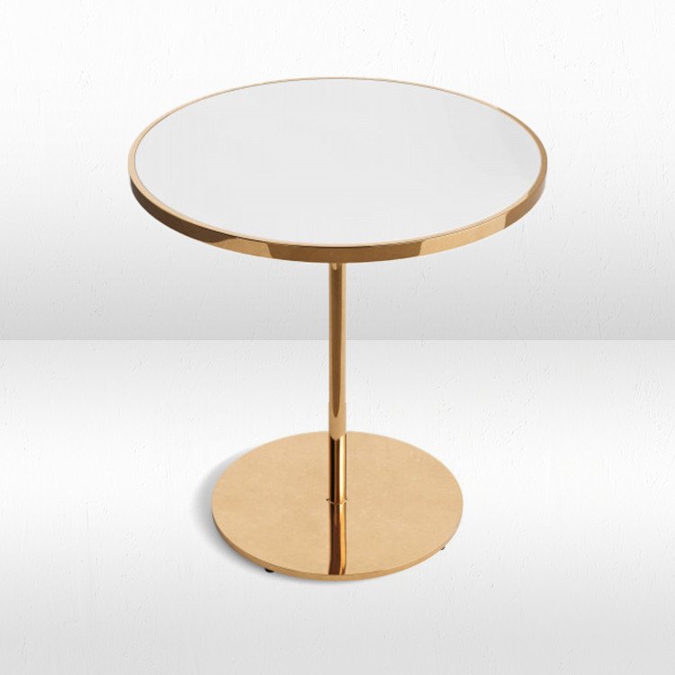 Dining Table - Virtu Gold Frame / White Top