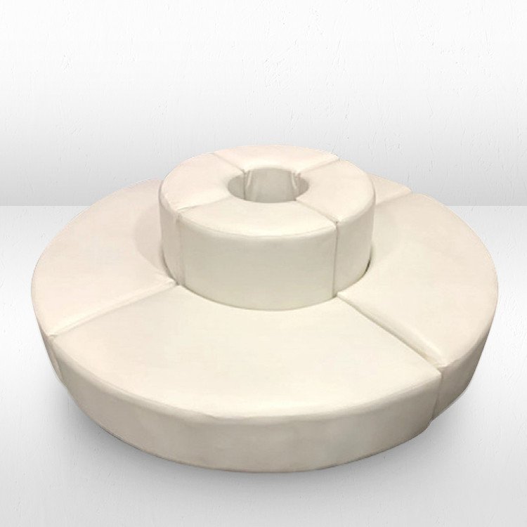 Mondrian - Circular Couch - White