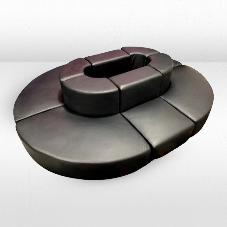 Mondrian - Oval Lounge - Black