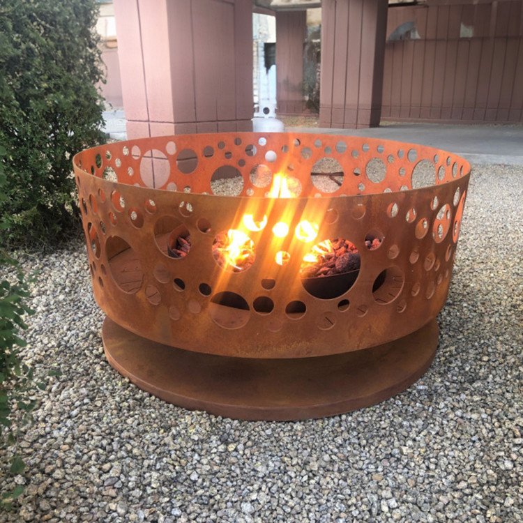 Solfire Fire Pit - Rust Finish
