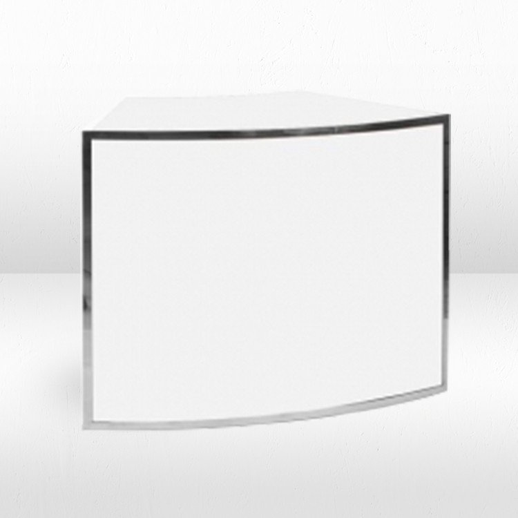 Bar - 1/8 Curve Ave - Silver Frame / Mirror Inserts