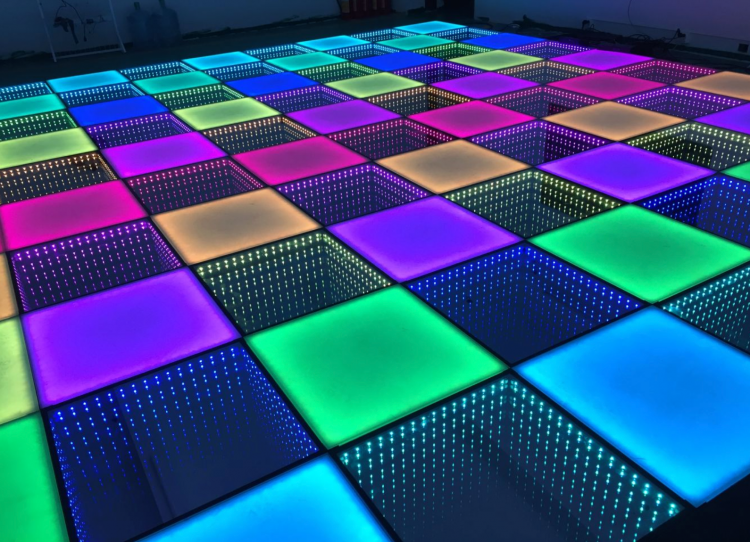 Infinity Glow Dance Floor - 20ft x 20ft
