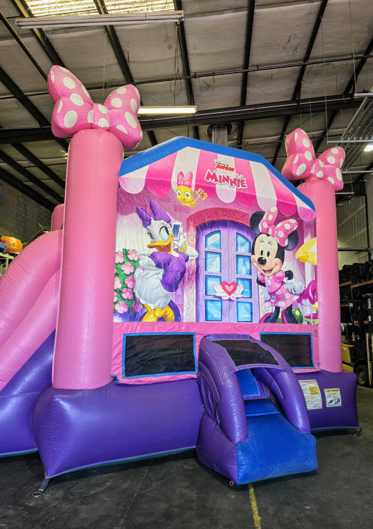 Disney Minnie Mouse Water Bounce Combo - Slide Pool Disney Minnie Mouse Water Bounce Combo - Slide Pool